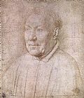 Jan van Eyck Portrait of Cardinal Albergati painting